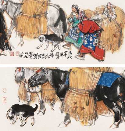 史国良 2004年作 金秋 镜心